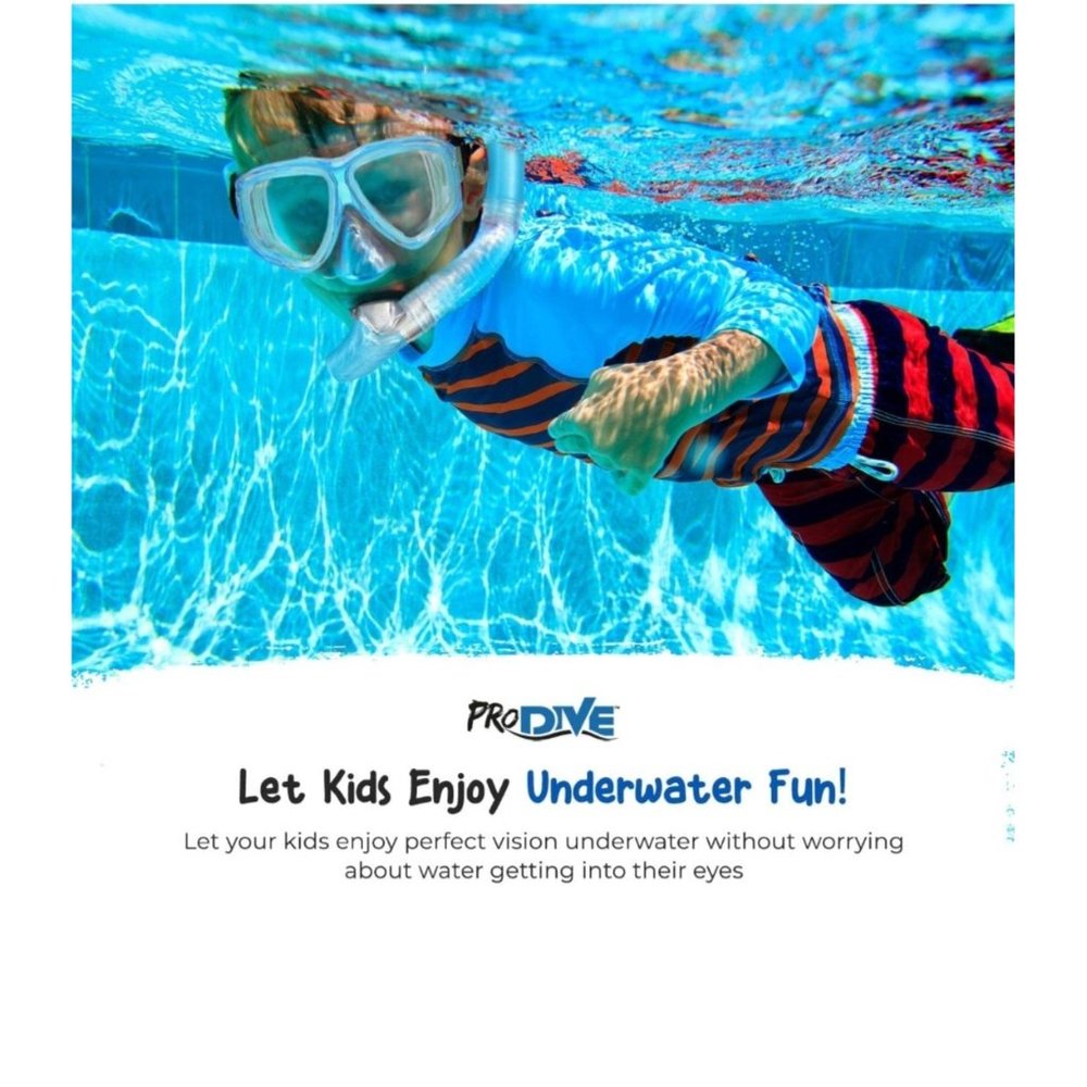PRODIVE DRY TOP SNORKEL MASK  SET WITH TEMPERED GLASS - Picture 2 of 13